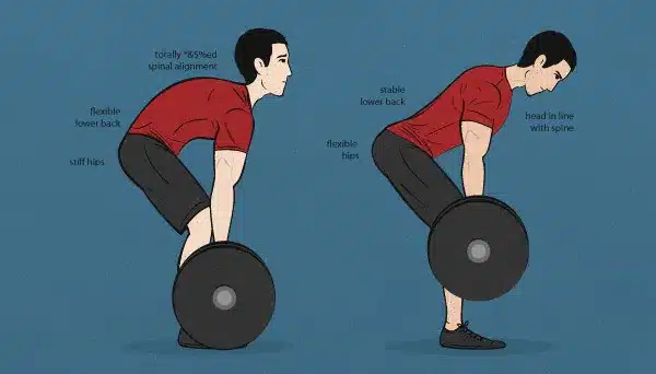 wrong vs right deadlift form