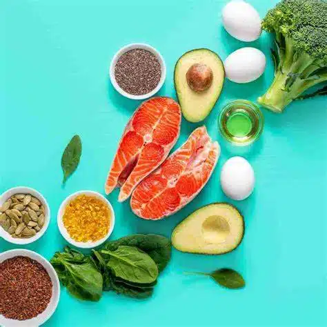 salmon, eggs, and avocados are great sources of dietary fat.