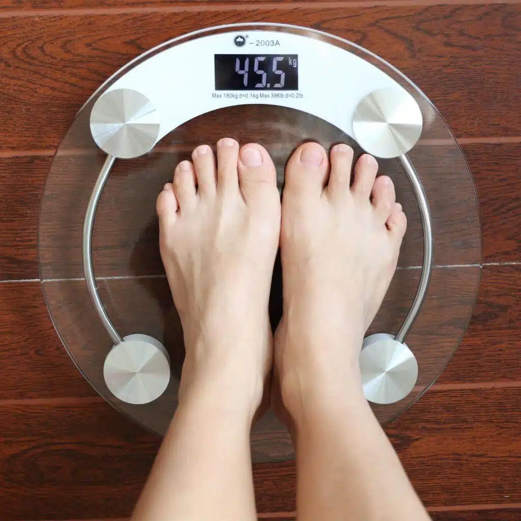 weight on the scale does not tell the whole story