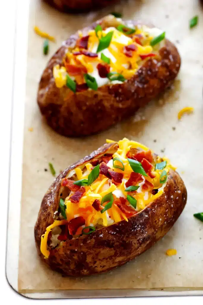 while super tasty, loaded baked potatoes are one of the highest calorie foods restaurants serve. 